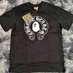Bape Black and White Graphic Kids T-Shirt